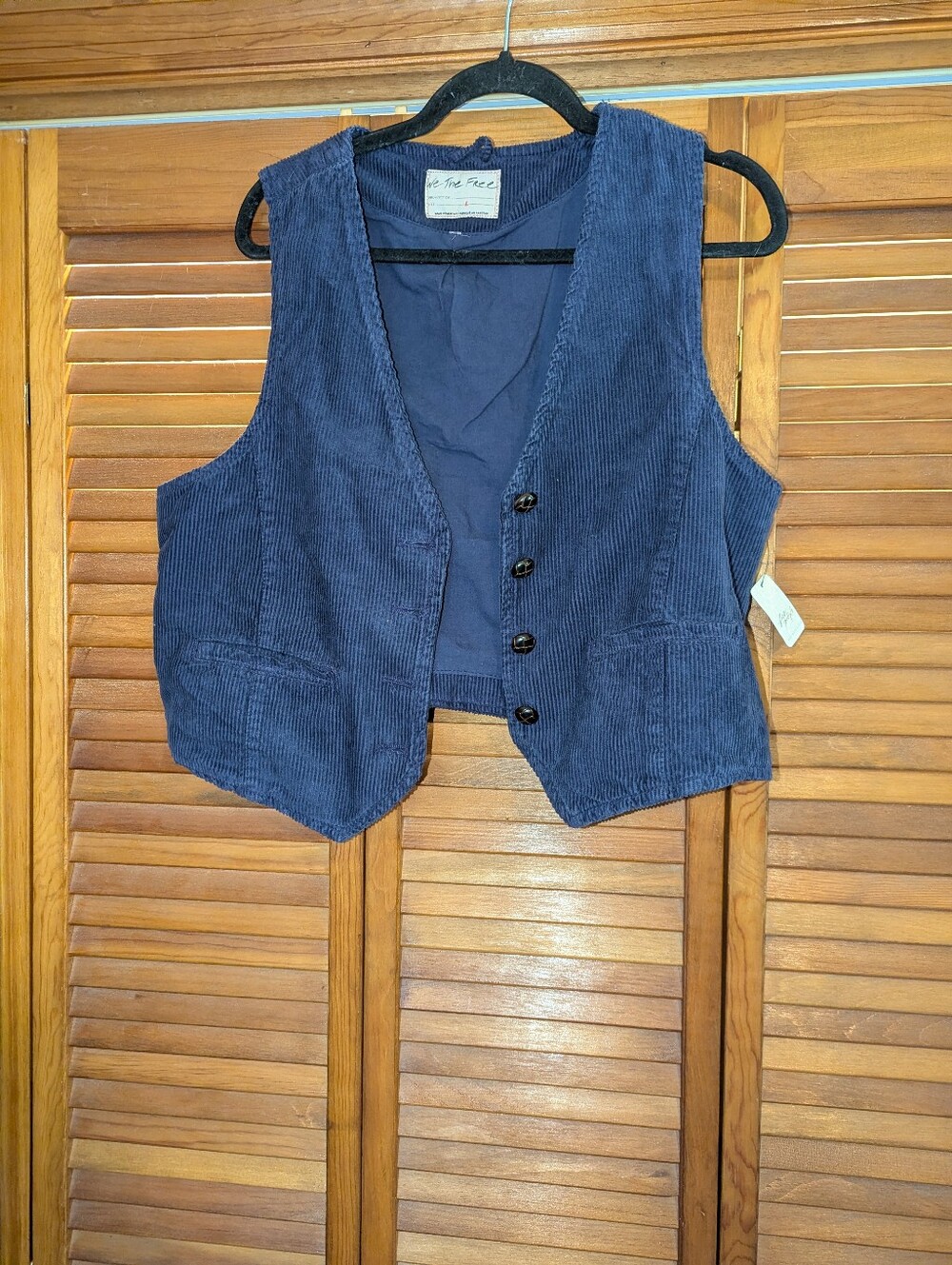 Grape Purple Free People Bohemian Courdoroy NWT Vest Large